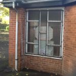 aluminium double glazing church window 1 before