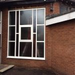 aluminium double glazing church window 3 after