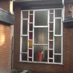 aluminium double glazing church window 3 before