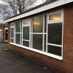 aluminium double glazing church window 4 after otside