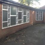 aluminium double glazing church window 4 before